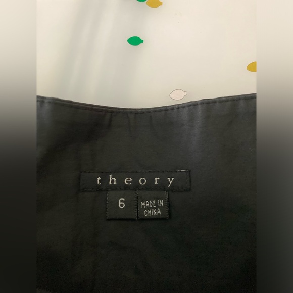 Theory sequined black pleated woman’s mini skirt size 6 - Picture 2 of 12